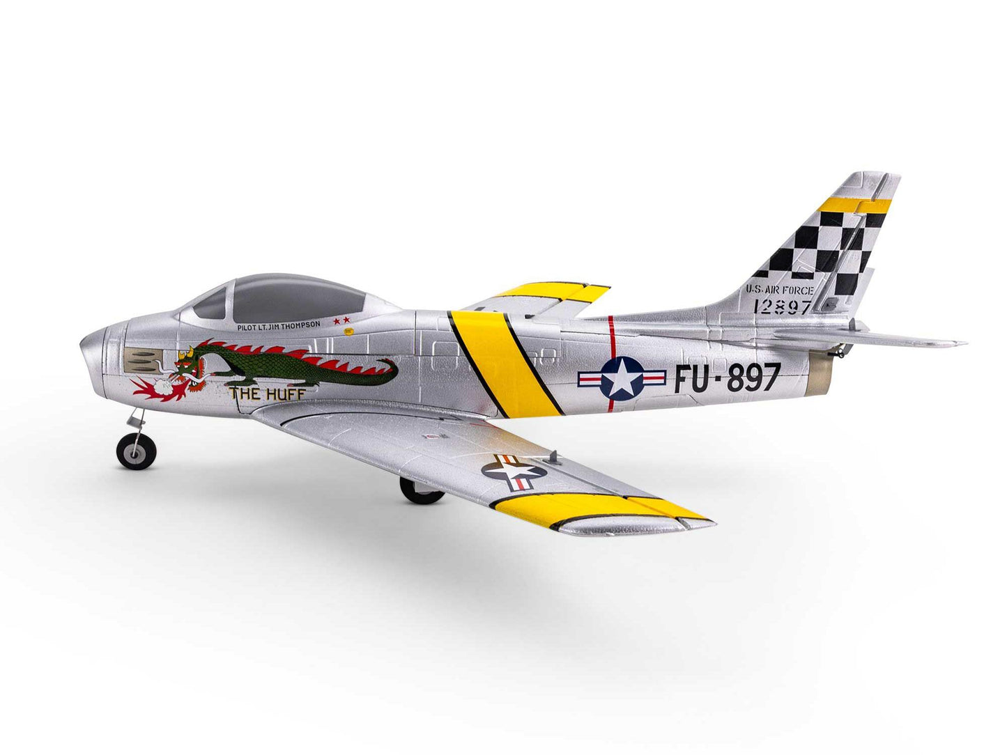 E-flite UMX F-86 Sabre 30mm EDF Jet BNF Basic with AS3X and SAFE Sel 4S RC Plane