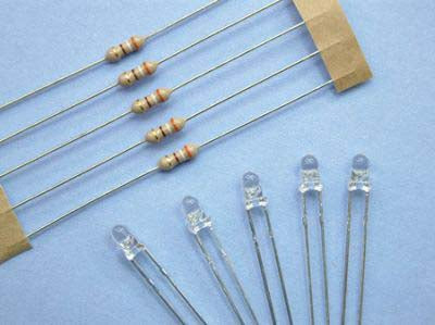 Expo Tools 5 X 3Mm Clear Led With 12V Resistors A25210.