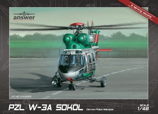 Answer PZL W-3T Sokol German Police Multi-Part Model Kit 1:48