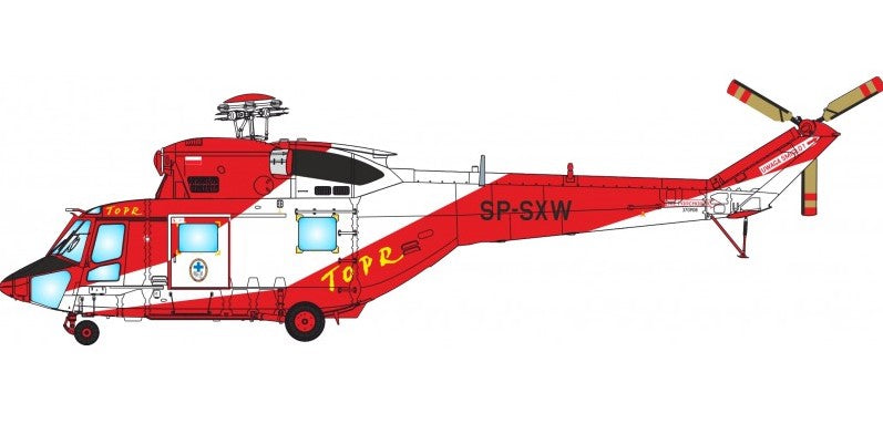 Answer PZL W-3A Sokol TOPR Multi-Part Model Kit 1:48