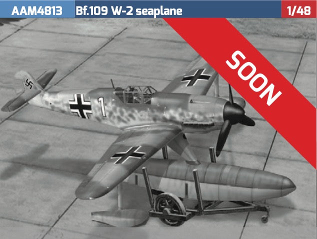 A & A Models AAM4813 1:48 Messerschmitt Bf-109W-2 float plane