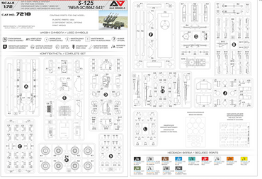 A & A Models S-125 Neva-SC Missile System on MAZ-543 Chassis 1:72