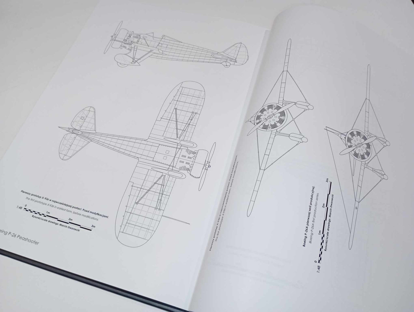 Answer Boeing P-26 Peashooter Hardcover Polish/English Book
