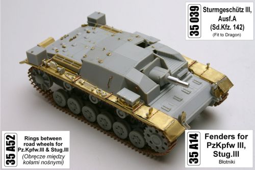 Aber ABR35039 1:35 Sturmgeschutz/StuG Ausf.A Sd.Kfz.143
