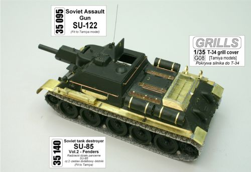 Aber ABR35095 1:35 Soviet SU-122 assault gun