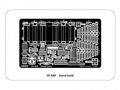 Aber ABR35A068 1:35 Hand Tools and Tool Box
