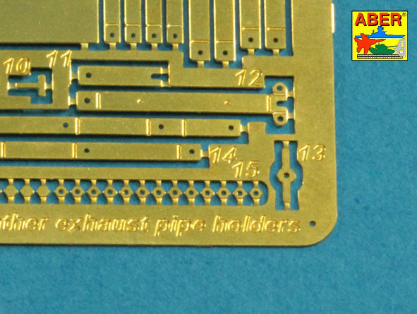 Aber Exhaust Holders Panther Ausf.D/A/G & Jagdpanther G1/G2 1:35