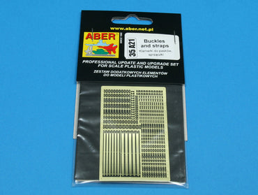 Aber ABR35A021 1:35 assorted belt buckles and straps
