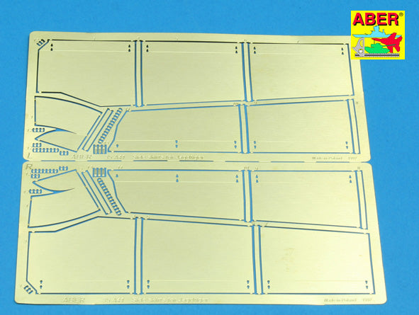 Aber ABR35A041 1:35 JagdTiger Henschel side skirts