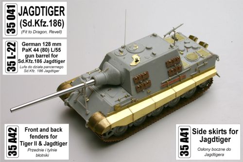 Aber King Tiger II Sd.Kfz.182 JagdTiger Front/Rear Fenders 1:35