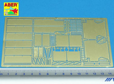 Aber ABR35A043 1:35 fenders and exhaust cover for Sturmtiger 38cm
