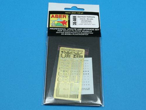Aber German Helmet Liners, Straps, Badges & Decals 1:35