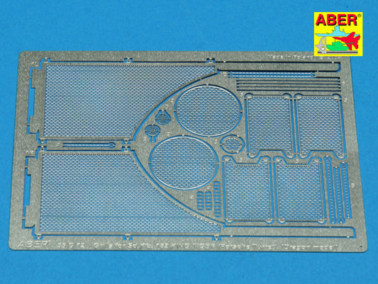 Aber ABR35G12 1:35 Grilles for Pz.Kpfw.VI King Tiger Sd.Kfz.182