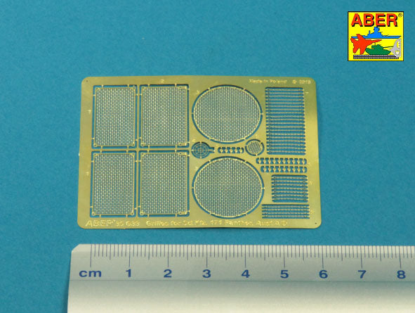 Aber ABR35G33 1:35 Grilles for Sd.Kfz.171 Panther A
