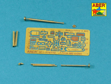 Aber ABR35L114 1:35 Barrel for Russian 12.7mm Heavy Machine Gun DShK WWII