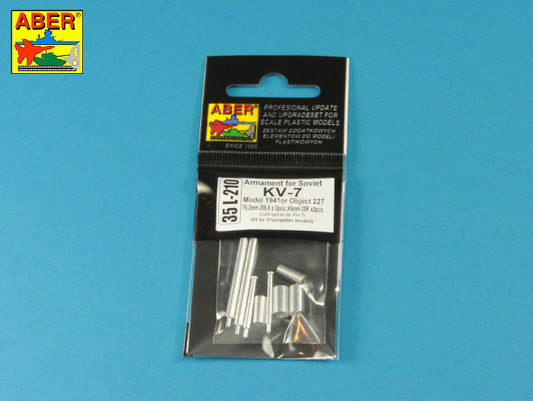 Aber ABR35L210 1:35 Armament for Soviet KV-7 76mm x 2; 45 x 2
