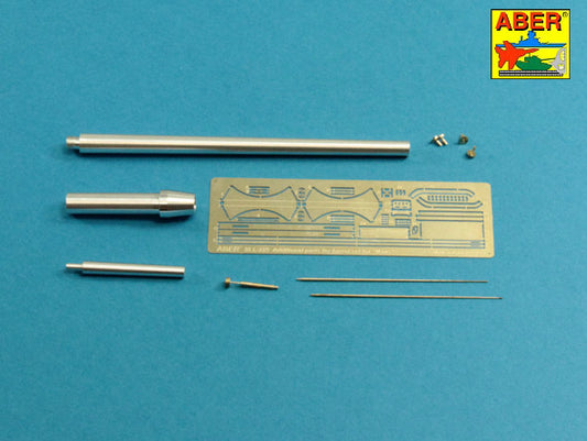 Aber ABR35L225 1:35 Set of barrels for Maus V-2 WWII German Super Heavy Tank