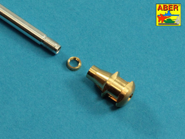 Aber ABR35L242 1:35 90mm M3 barrel with muzzle brake for T26E3 Pershing