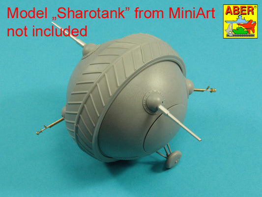 Aber Armament for Soviet Ball Tank Sharotank 37mm & DShK 1:35