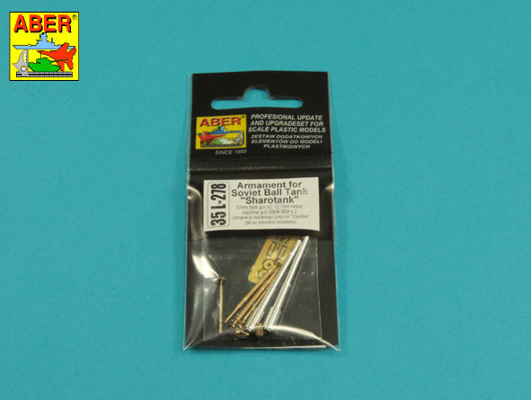 Aber Armament for Soviet Ball Tank Sharotank 37mm & DShK 1:35