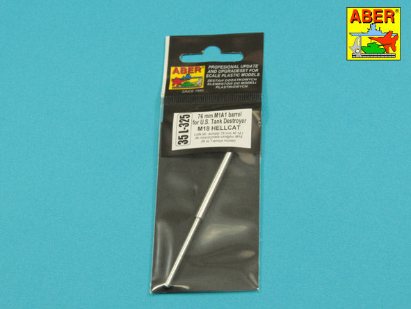 Aber ABR35L325 1:35 76mm M1A1 Barrel for M18 Hellcat U.S