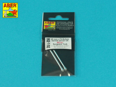 Aber ABR35L356 1:35 40 mm L/70 Bofors barrels set for U.S