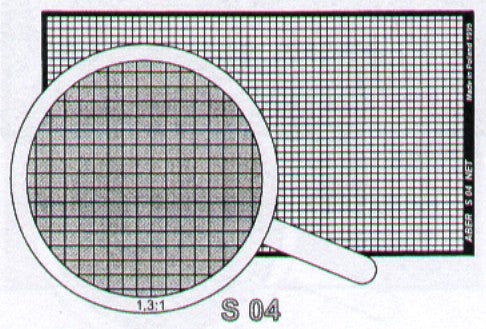 Aber ABR35S04 1:35 Net 1,3 x 1,3 mm
