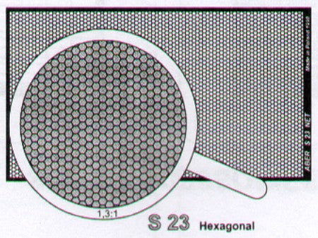 Aber ABR35S23 1:35 Net with hexagonal mesh 1,1 x 1,0 mm
