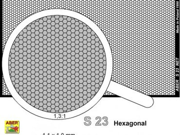 Aber ABR35S23 1:35 Net with hexagonal mesh 1,1 x 1,0 mm