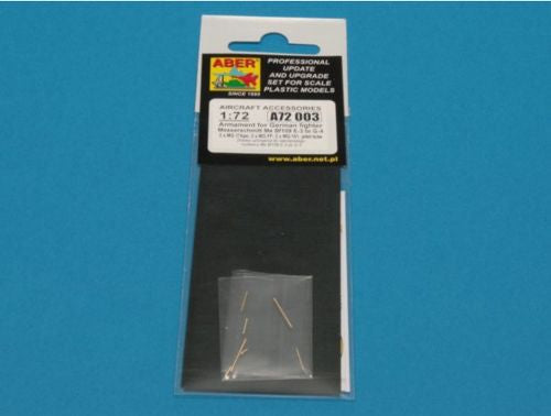 Aber ABRA72003 1:72 Armament for Messerschmitt Bf-109E-3 to Bf-109G-4