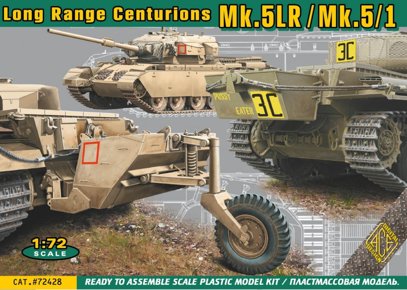 Ace ACE72428 1:72 Centurion Mk.5LR/Mk.5/1 with external fuel tanks