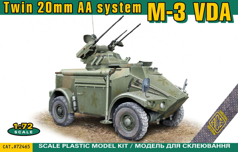Ace ACE72465 1:72 M-3 VDA Twin 20mm AA system