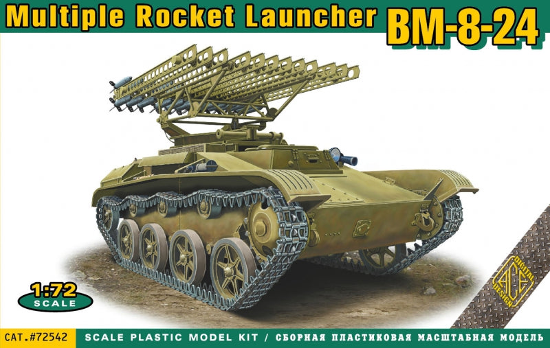 Ace ACE72542 1:72 BM-8-24 multiple rocket launcher