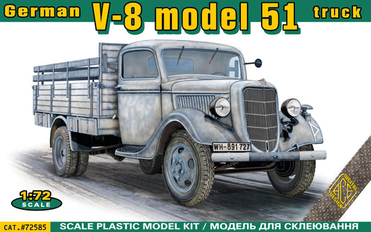 Ace ACE72585 1:72 V-8 model 51 German truck
