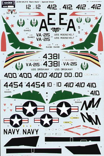 Airdoc ADM72015 1:72 LTV A-7B Corsair