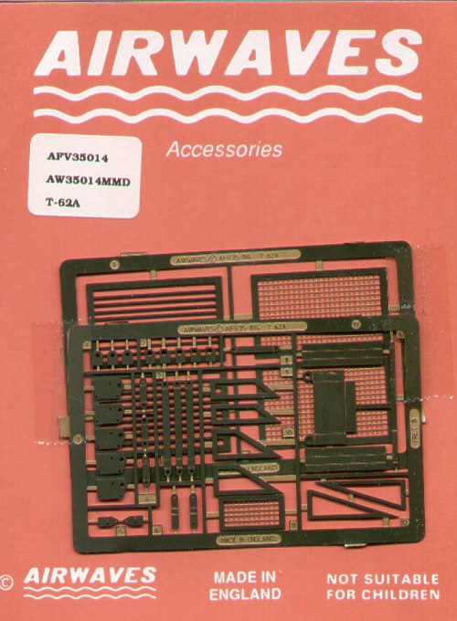 Airwaves (etched) AEC35014 1:35 Soviet T-62A
