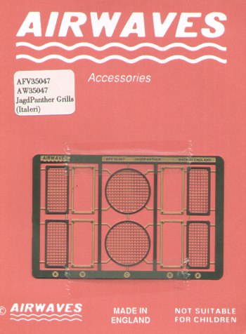 Airwaves (etched) AEC35047 1:35 Sd.Kfz.173 JagdPanther grilles