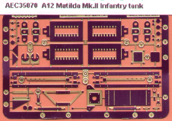 Airwaves (etched) AEC35070 1:35 Matilda Mk.II Infantry tank