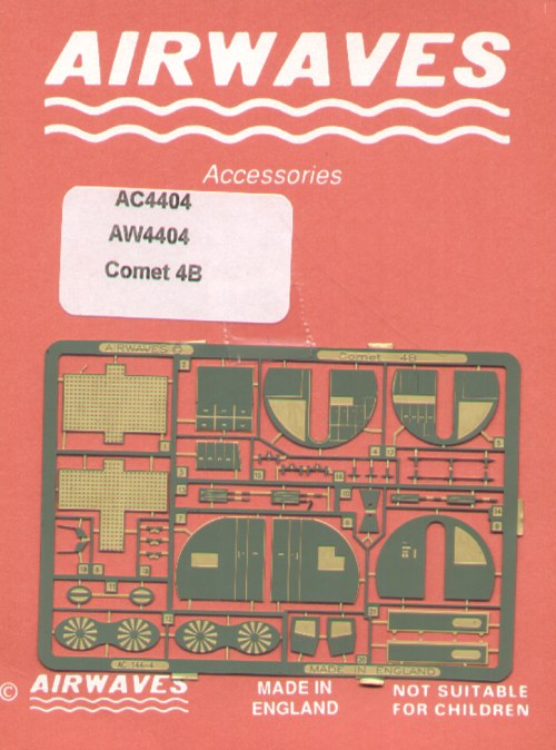 Airwaves (etched) AEC44004 1:144 de Havilland Comet 4B