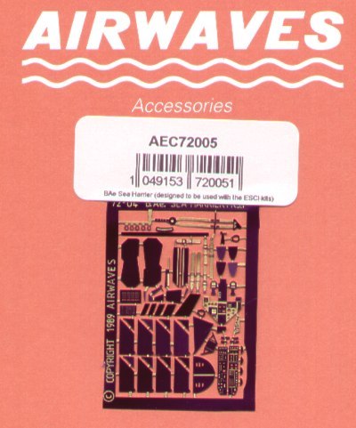 Airwaves (etched) AEC72005 1:72 BAe Sea Harrier FRS.1