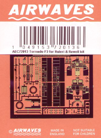 Airwaves (etched) AEC72013 1:72 Panavia Tornado F.3