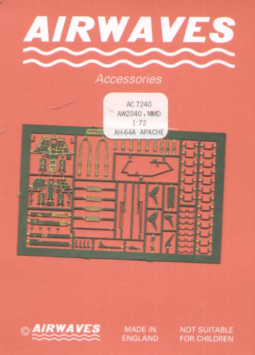 Airwaves (etched) AEC72040 1:72 Bell/Boeing AH-64 Apache
