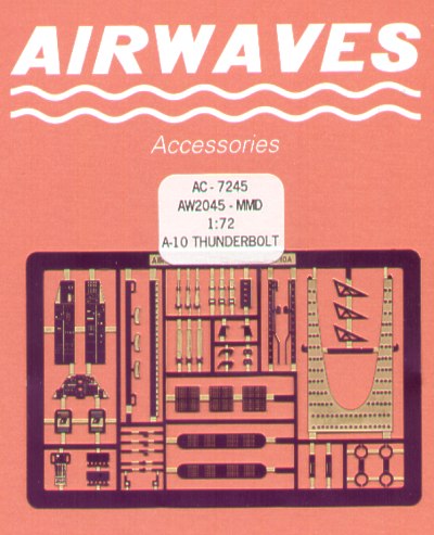 Airwaves (etched) AEC72045 1:72 Fairchild A-10A