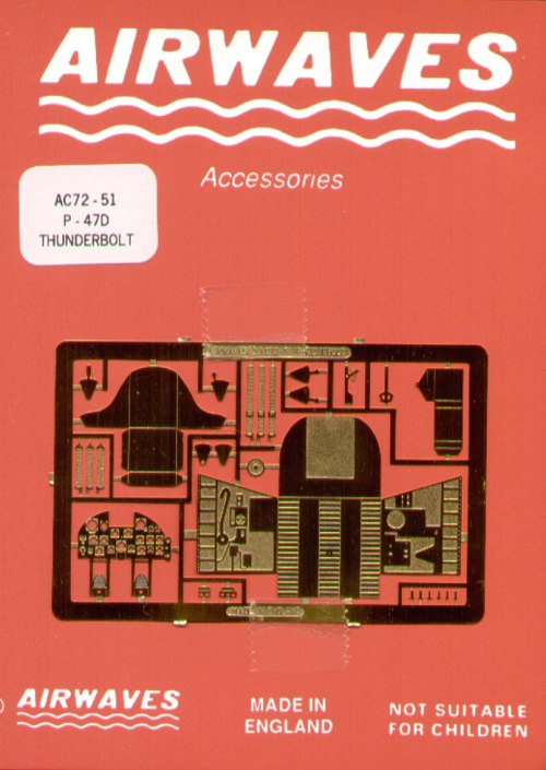 Airwaves (etched) AEC72051 1:72 Republic P-47D Thunderbolt