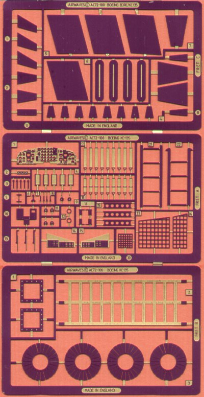 Airwaves (etched) AEC72100 1:72 Boeing KC-135 Stratotanker