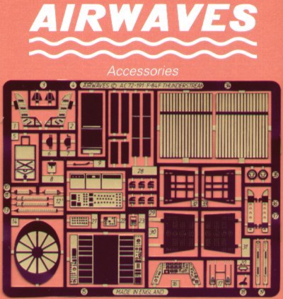 Airwaves (etched) AEC72191 1:72 Republic F-84F Thunderstreak