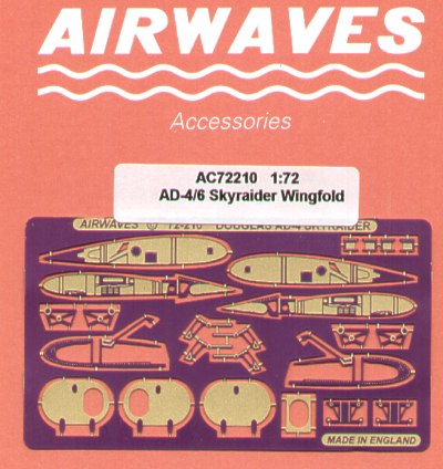 Airwaves AEC72210 Douglas AD-6 Skyraider Wingfold & Conv 1:72