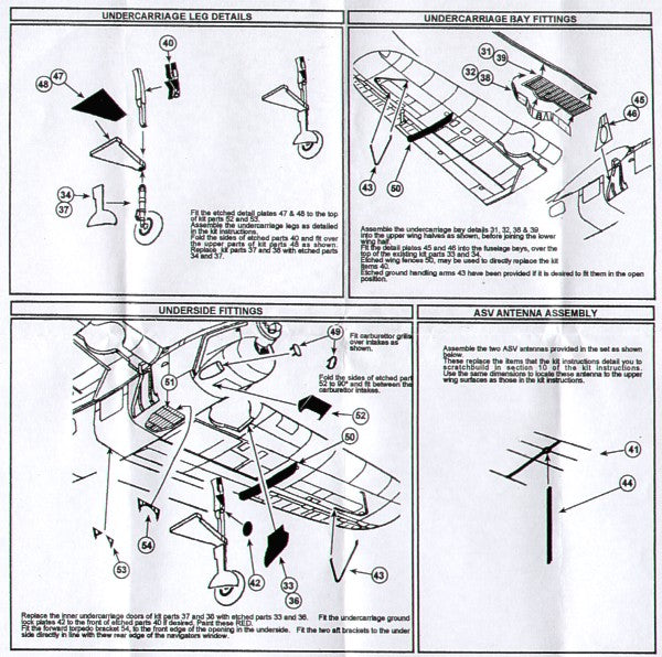 Airwaves AEC72225 Fairey Barracuda Mk.II Interior/Exterior 1:72