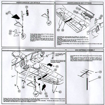 Airwaves AEC72225 Fairey Barracuda Mk.II Interior/Exterior 1:72