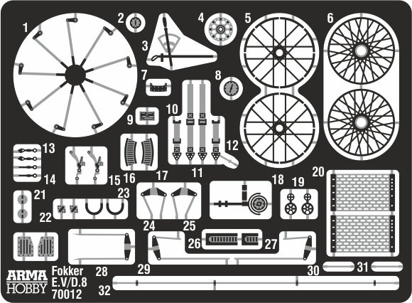 Arma Hobby AH70012 1:72 Fokker E.V Expert Set
